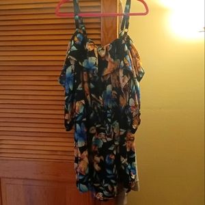 Floral/flower romper